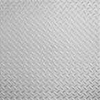 A white diamond plate background with no image.